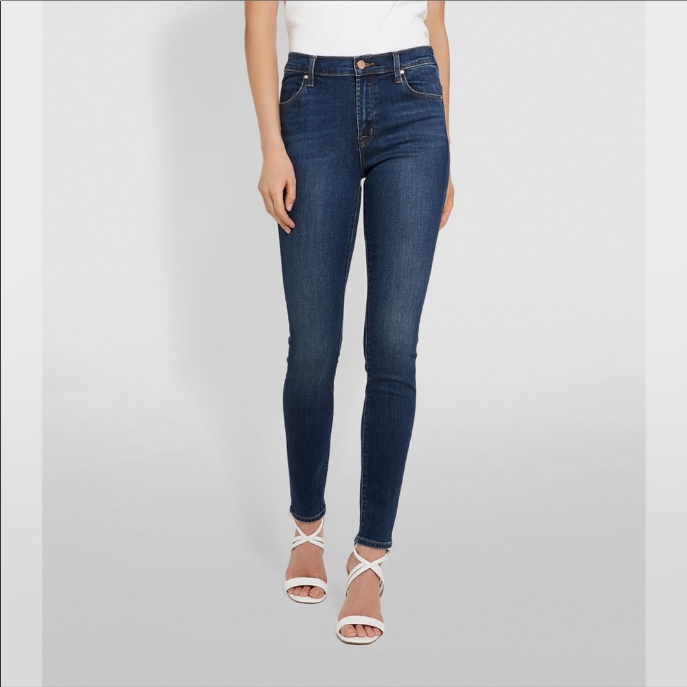 J BRAND / HIGH RISE SKINNY JEANS